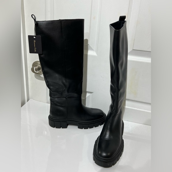 Massimo Dutti Genuine Leather Tall boots size 36 - Picture 2 of 13